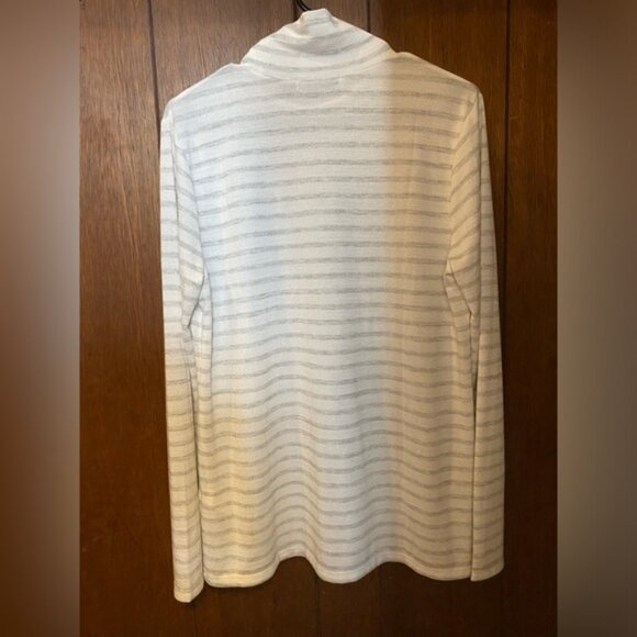 Stripped Long Sleeve Turtleneck - Picture 2 of 2